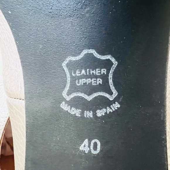 blue illusion Shoes Silver Flat Slip On Size 40 - Picture 8 of 9